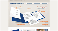 Desktop Screenshot of bewerbungsmappen.de