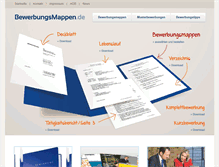 Tablet Screenshot of bewerbungsmappen.de